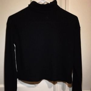H&M Black Turtle-Neck Long Sleeve